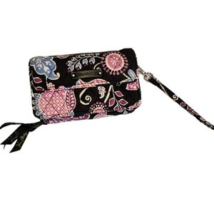 Vera Bradley Women's Retired Alpine Floral all in One Wristlet Pre Owned Conditi